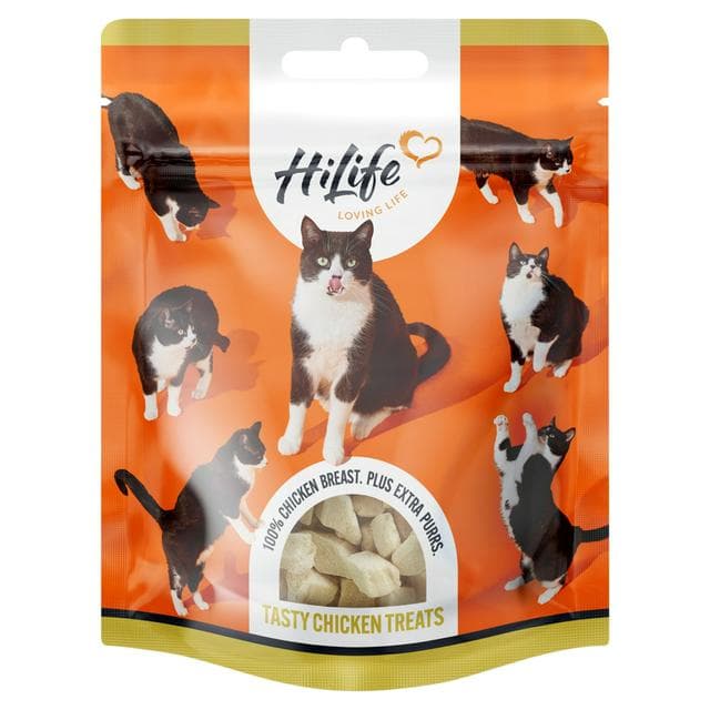 HiLife 100% Natural Chicken Breast Cat Treats 10g - gallery image 1