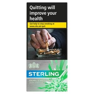 Sterling Dual Capsule Leaf Wrapped