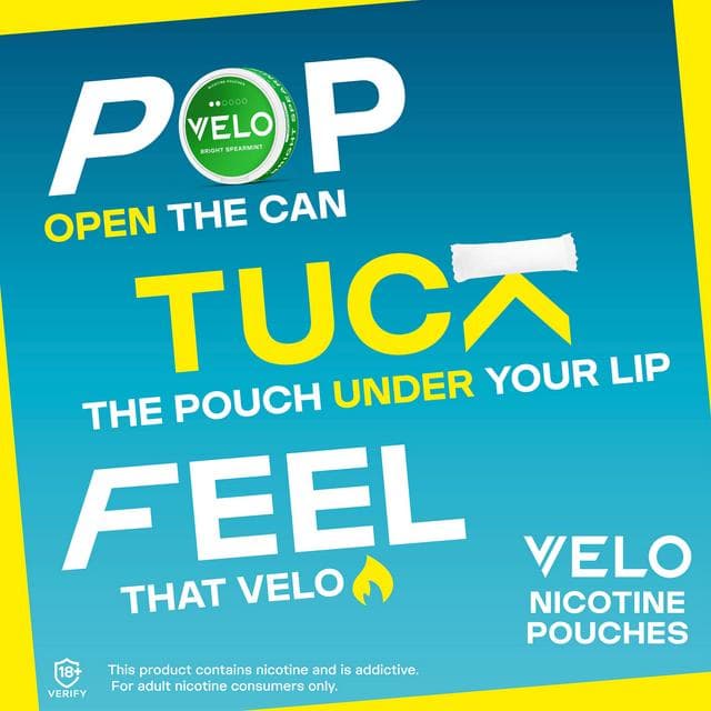 Velo Nicotine Pouch Bright Spearmint 6mg - gallery image 5