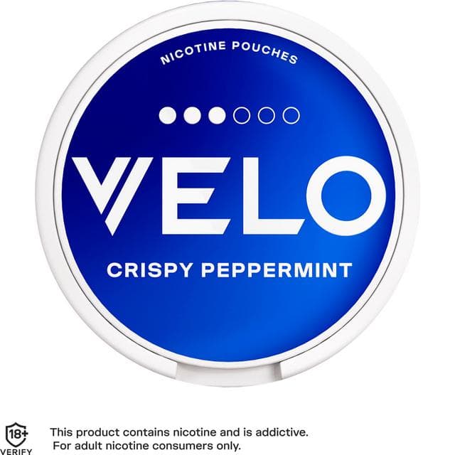 Velo Nicotine Pouch Crispy Peppermint 10mg - gallery image 2