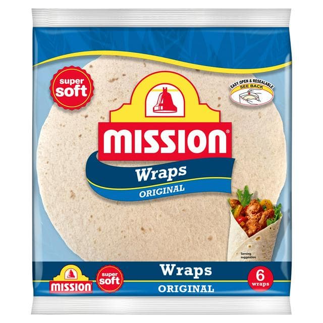 Mission 6 x Original Tortilla Wraps 367g - gallery image 1