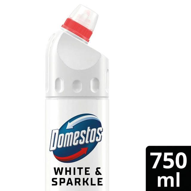 Domestos White & Sparkle Thick Bleach Toilet & Multipurpose Cleaner 750ml - gallery image 1