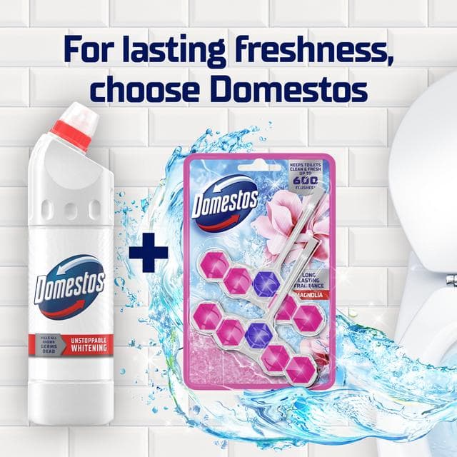 Domestos White & Sparkle Thick Bleach Toilet & Multipurpose Cleaner 750ml - gallery image 6