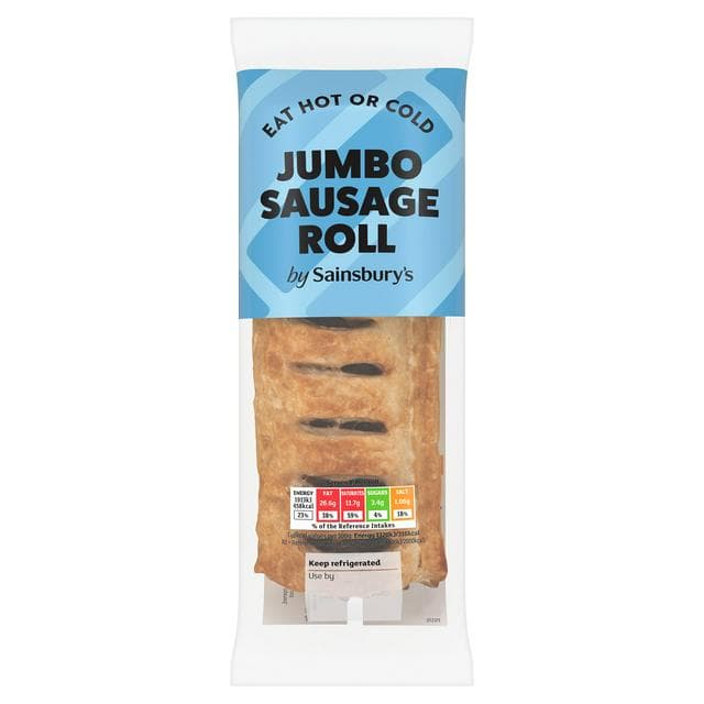 Sainsbury's 145g Jumbo Sausage Roll - gallery image 1