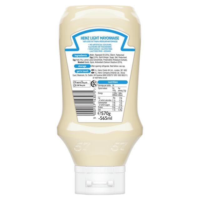 Heinz Seriously Good Light Mayonnaise 570g - gallery image 3