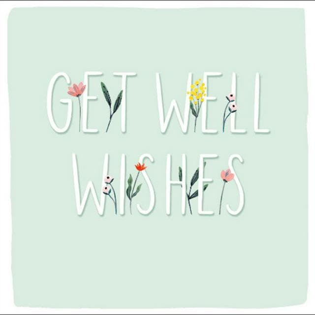 Carlton Get Well Card Wishes Meadow Flowers Greeting Card - gallery image 1