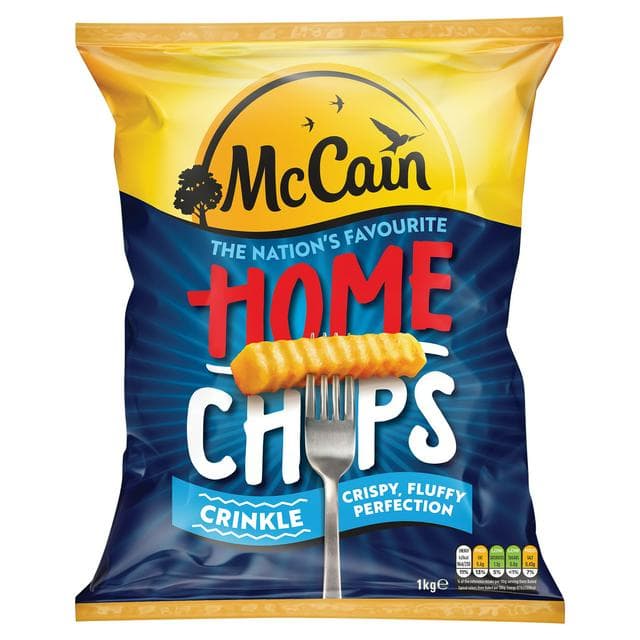 McCain Home Chips Crinkle 1kg - gallery image 1
