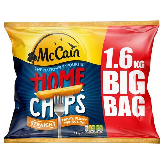 McCain Home Chips Straight 1.6kg - gallery image 1