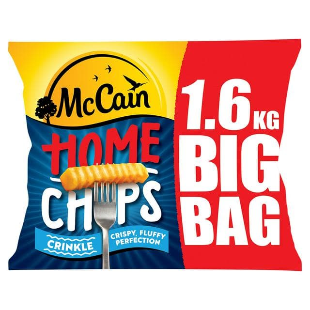 Mccain Home Chips Chips Crinkle 1.6kg - gallery image 1