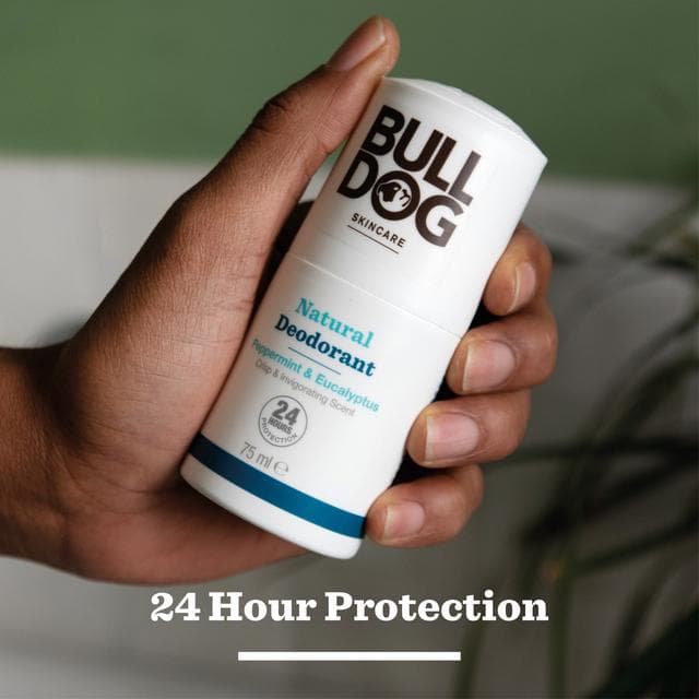 Bulldog Skincare Peppermint & Eucalyptus Natural Deodorant 75ml - gallery image 2