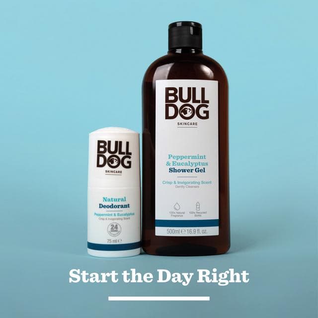 Bulldog Skincare Peppermint & Eucalyptus Natural Deodorant 75ml - gallery image 5