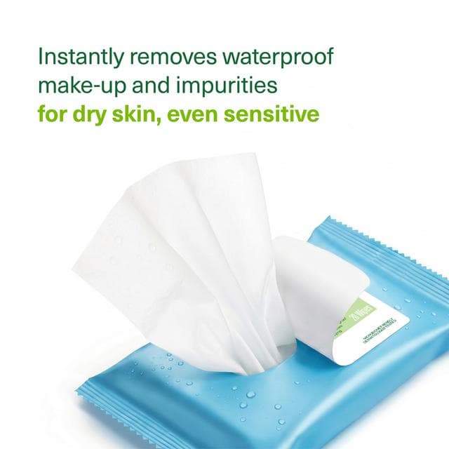 Simple Kind to Skin Micellar Biodegradable Waterproof Make Up Remover Cleansing Facial Wipes 2 x 20 - gallery image 2