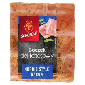 Sokolów Nordic Style Bacon in Block 480g