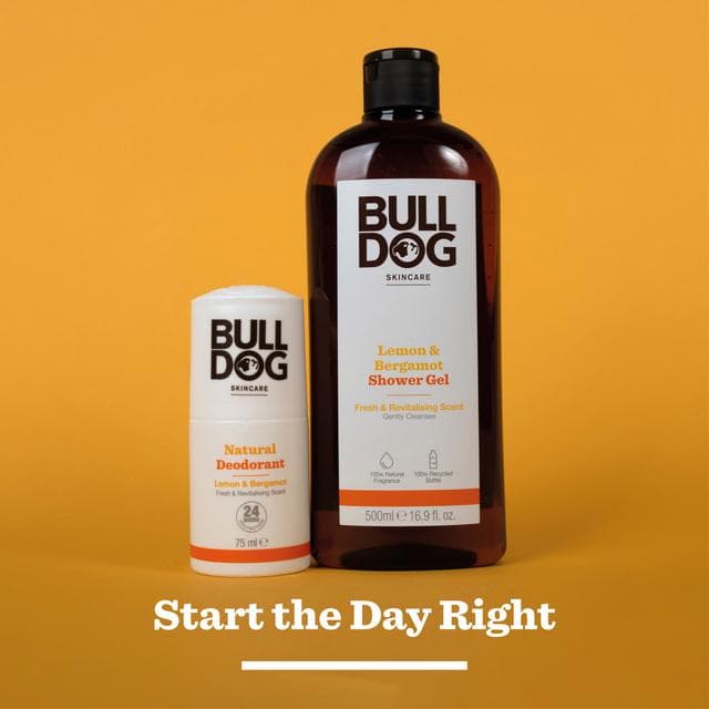 Bulldog Skincare Lemon & Bergamot Natural Deodorant 75ml - gallery image 5