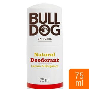 Bulldog Skincare Lemon & Bergamot Natural Deodorant 75ml