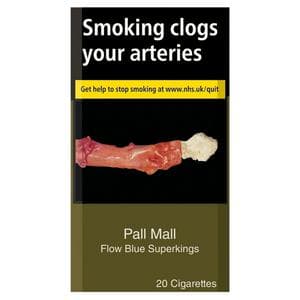 Pall Mall Blue Flow Superkings Cigarettes x20