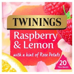 Twinings Raspberry & Lemon Fruit Tea, 20 Tea Bags