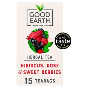 Good Earth Hibiscus, Rose & Sweet Berries Tea Bags x15 39g