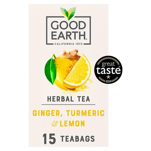 Good Earth Turmeric Lemon Tea Bags x15 - gallery image 1