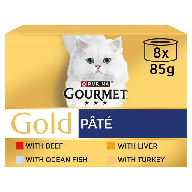 Gourmet Gold Pate Recipes Wet Cat Food 8 x 85g - gallery image 1