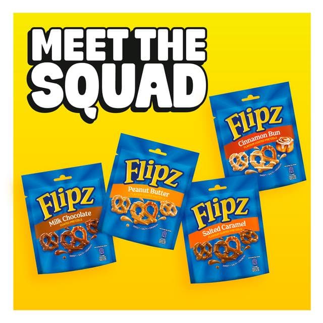 Flipz Salted Caramel Flavour Coated Pretzel 90g - gallery image 5