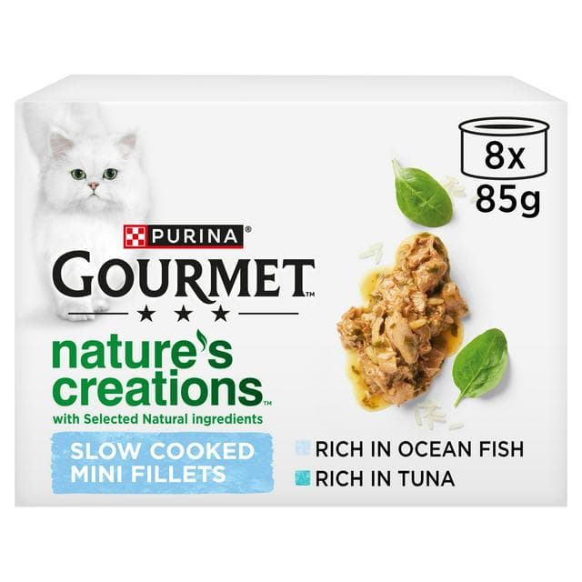 Gourmet Nature's Creations Fish Wet Cat Food 8 x 85g - gallery image 1
