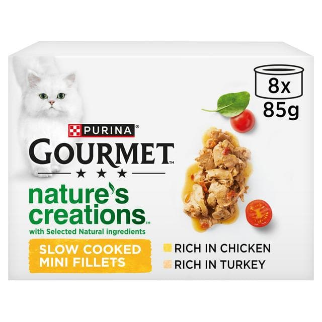 Gourmet Nature's Creations Poultry Wet Cat Food 8 x 85g - gallery image 1