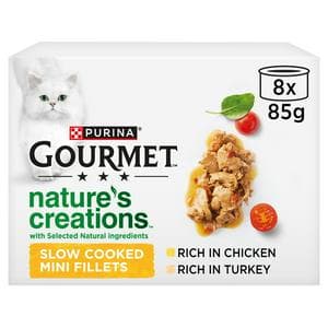 Gourmet Nature's Creations Poultry Wet Cat Food 8 x 85g