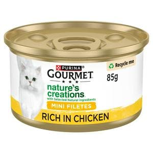 Gourmet Nature's Creations Chicken Wet Cat Food 85g