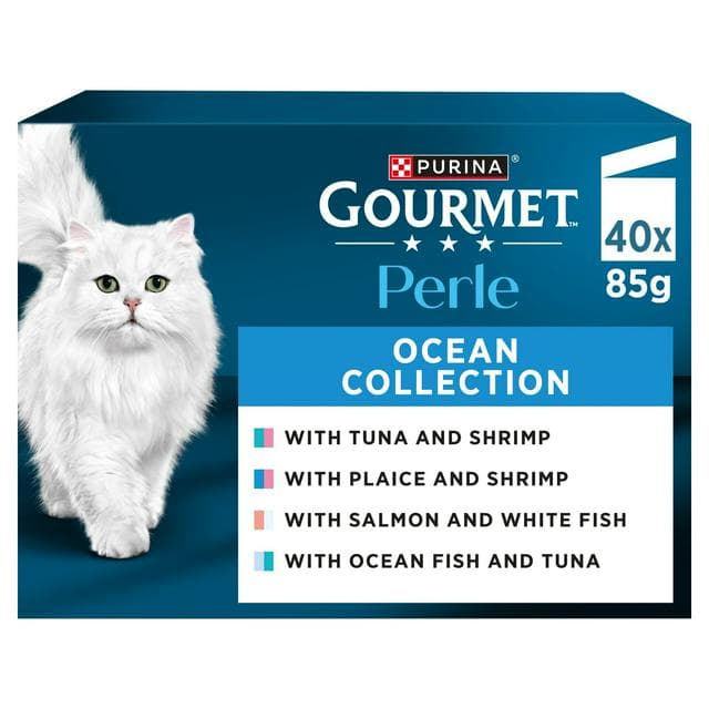 Gourmet Perle Ocean Collection Wet Cat Food 40 x 85g - gallery image 1
