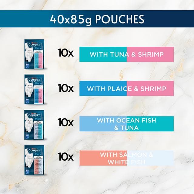 Gourmet Perle Ocean Collection Wet Cat Food 40 x 85g - gallery image 5