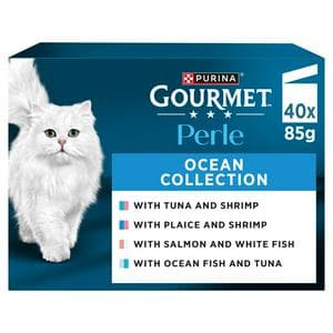 Gourmet Perle Ocean Collection Wet Cat Food 40 x 85g