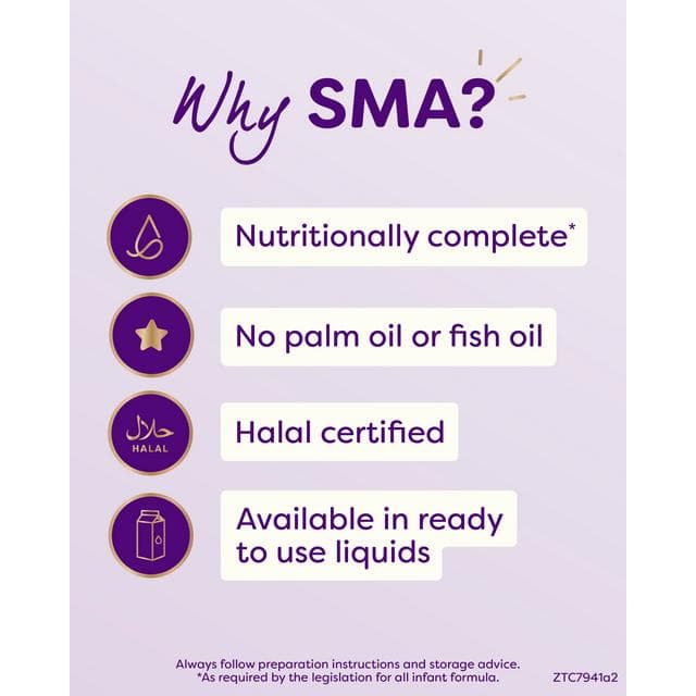 SMA First Infant Baby Milk from Birth 6 x 200ml - gallery image 4