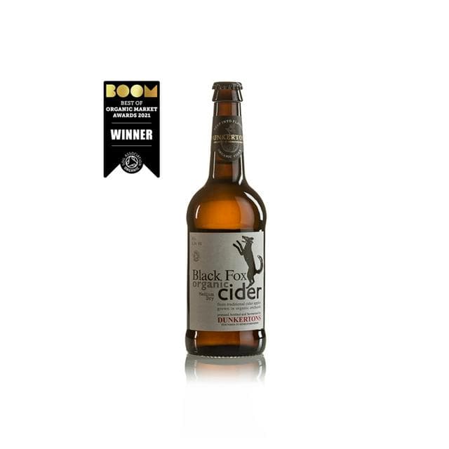 Dunkertons Organic Black Fox Medium Dry Cider 500ml - gallery image 1
