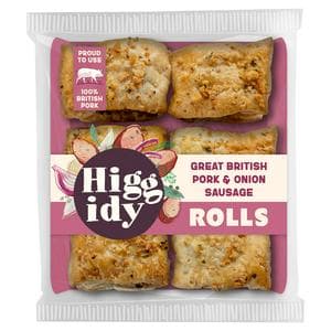 Higgidy Great British Pork & Onion Sausage Rolls 160g
