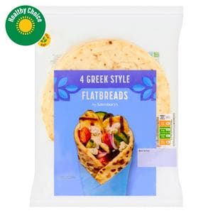 Sainsbury's Greek Style Flatbreads x4