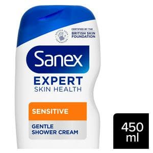 Sanex Expert Skin Health Sensitive Shower Gel Body Wash 450ml