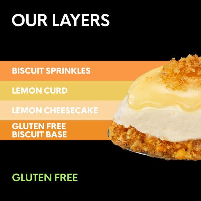 Gü Plant Spanish Lemon Cheesecakes Dessert 2 x 92g - gallery image 2
