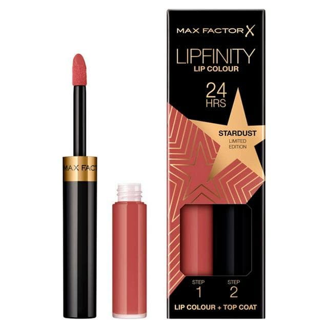 Max Factor Lipfinity 2-Step Long-Lasting Lipstick Rising Stars Collection 82 Stardust 5g - gallery image 1