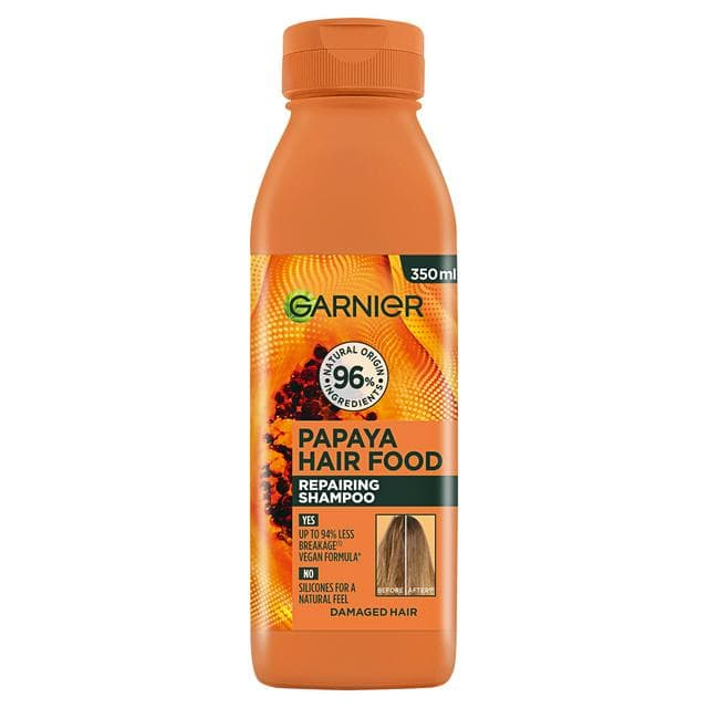 Garnier Ultimate Blends Repairing Hair Food Papaya Shampoo for Damaged Hair 350ml - gallery image 1