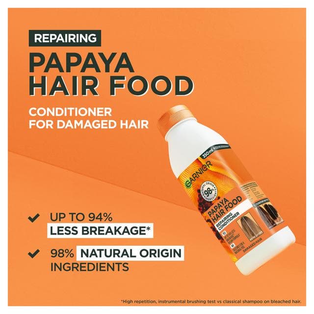 Garnier Ultimate Blends Repairing Hair Food Papaya Conditioner for Damaged Hair 350ml - gallery image 3