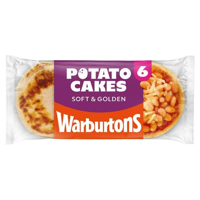 Warburtons Potato Cakes x6 - gallery image 1