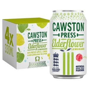 Cawston Press 4 x 330ml Elderflower Lemonade Sparkling Cans