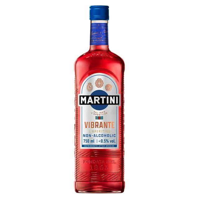 Martini Vibrante 0.0% Alcohol Free Aperitivo 75cl - gallery image 1