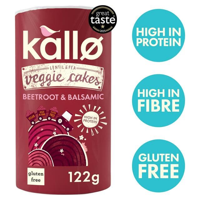 Kallo Beetrooot Veggie Cake 122g - gallery image 1