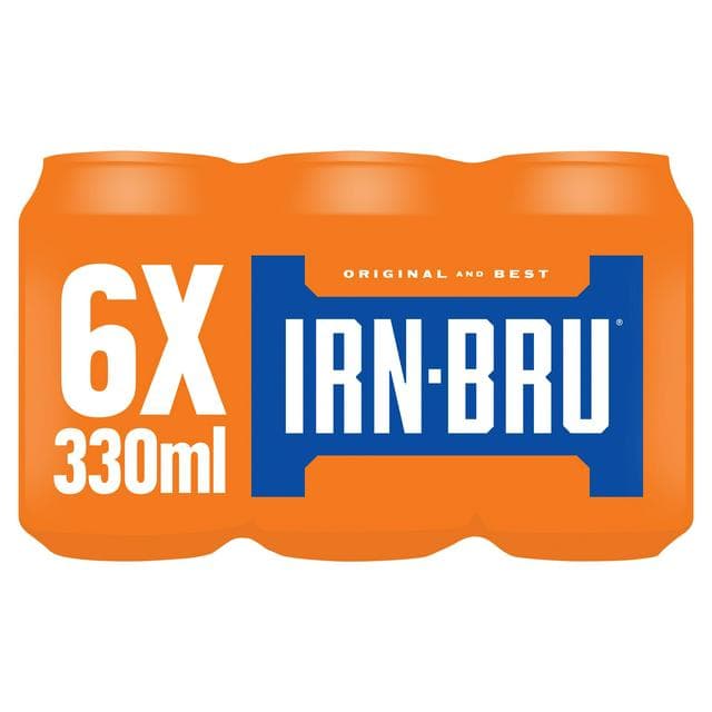 Irn-Bru Soft Drink 6x330ml - gallery image 1