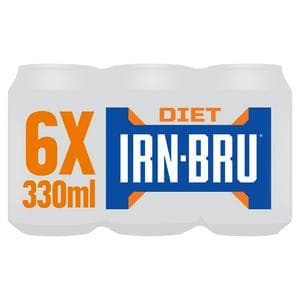 Irn-Bru Sugar Free Soft Drink 6x330ml