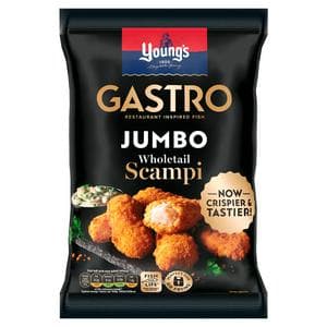 Young's Gastro Frozen Wholetail Scampi 230g