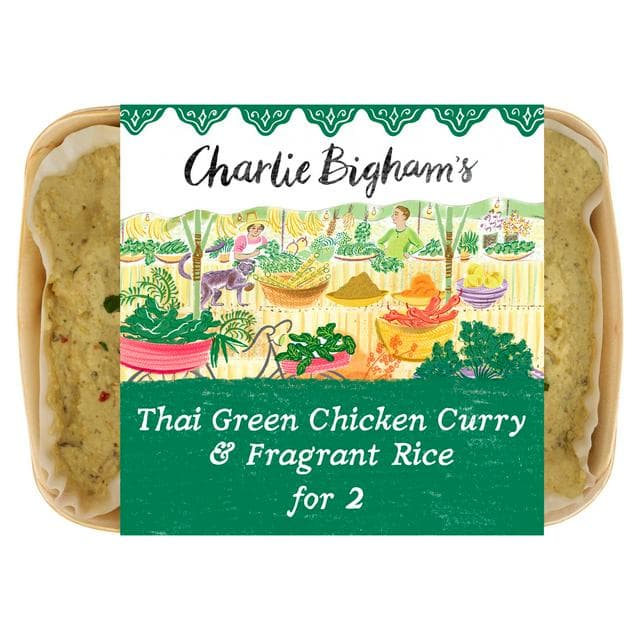 Charlie Bigham's Thai Green Curry & Fragrant Rice 805g - gallery image 1