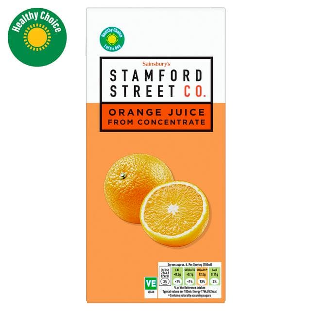 Stamford Street Co. Orange Juice from Concentrate 1L - gallery image 1
